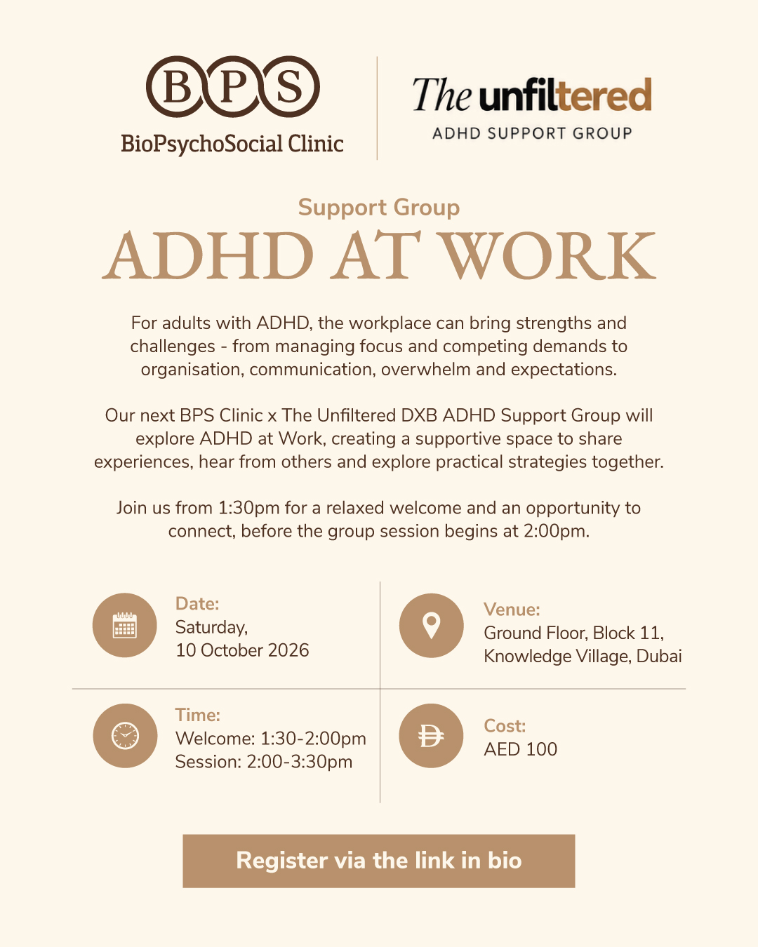 ADHD Support Group: ADHD at Work